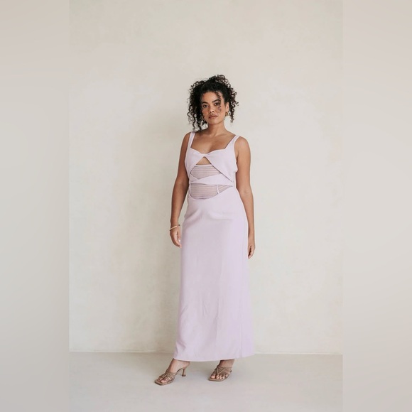 Sabo Skirt - Zendra Midi Dress - Lavender - Picture 5 of 7